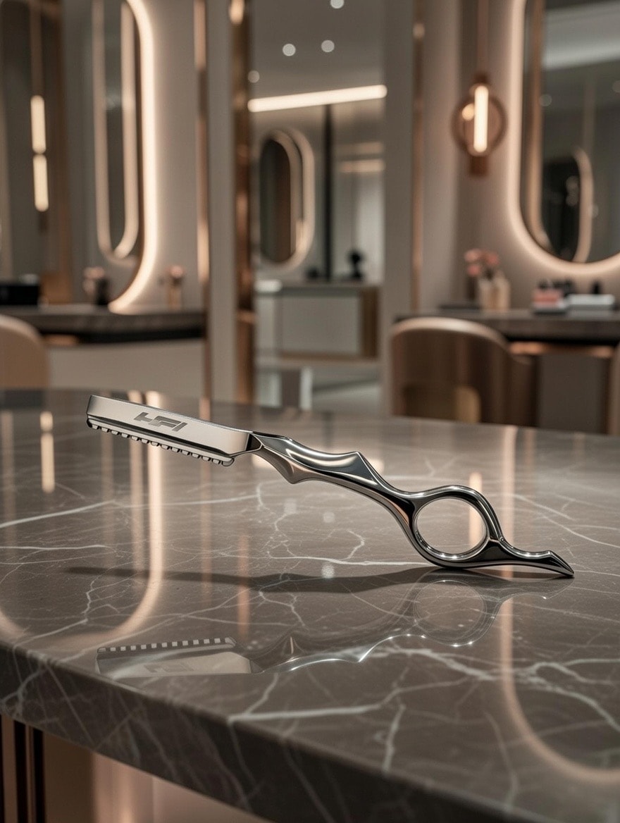 OMB Thinning Razor — studio shot
